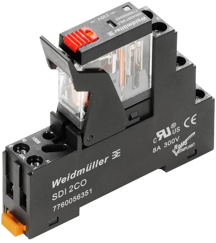 Weidmüller DRIKIT 115VAC 1CO LD/PB Relè di accoppiamento 115 V/AC 10 A 1 scambio 10 pz.