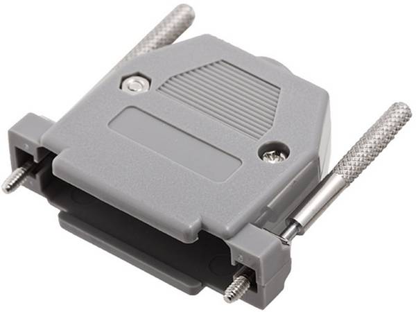 encitech CCOV09-SCL-LG 2360-0102-31 Alloggiamento D SUB Numero Poli (num): 9 Plastica 180 ° Grigio chiaro 1 pz.