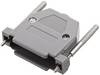 encitech CCOV09-SCL-LG 2360-0102-31 Alloggiamento D SUB Numero Poli (num): 9 Plastica 180 ° Grigio chiaro 1 pz.
