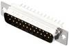 encitech DD25-MTBS 2103-0100-03 Connettore maschio SUB-D 180 ° Numero Poli (num): 25 Pin a saldare 1 pz. Tray