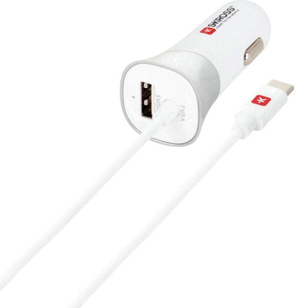 Accessori per presa accendisigari - Skross Caricabatterie USB per dispositivi mobili con collegamento Type-C nel veicolo - Accessori per presa accendisigari - Skross Caricabatterie USB per dispositivi mobili con collegamento Type-C nel veicolo -