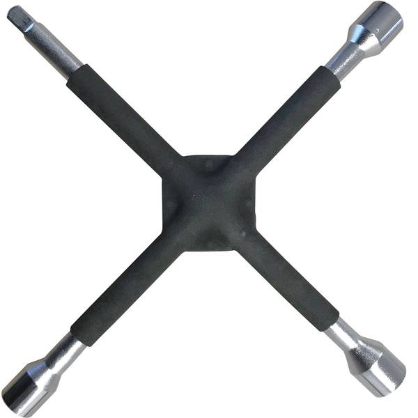 Prodotti assistenza guasti e incidenti - Chiave a croce per ruote SecoRüt 90017 Radkreuz mit 1/2 Aussenvierkant für Steckschlüssel (L x L x A) 355 x 355 x 30 mm - Prodotti assistenza guasti e incidenti - Chiave a croce per ruote SecoRüt 90017 Radkreuz mit 1/2 Aussenvierkant für Steckschlüssel (L x L x A) 355 x 355 x 30 mm -