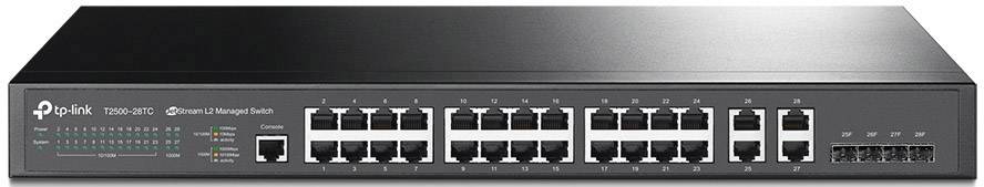 TP-Link Switch Managed L2 24 Porte + 4 Porte Gbit Combo T2500-28TC