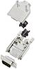 TRU COMPONENTS TCDTPKM9DBPK 7709588 KIT connettori maschio SUB-D 180 ° Numero Poli (num): 9 Punte a saldare 1 pz.