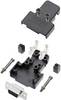 TRU COMPONENTS TCTRIP09DMSK 7709608 KIT connettori femmina SUB-D 180 ° Numero Poli (num): 9 Punte a saldare 1 pz.