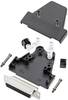 TRU COMPONENTS TCTRIP25DMSK 7709928 KIT connettori femmina SUB-D 180 ° Numero Poli (num): 25 Punte a saldare 1 pz.