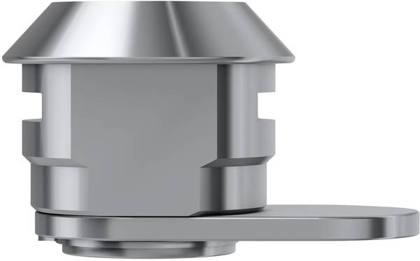 Basi 9000-1339 Serratura a leva Argento