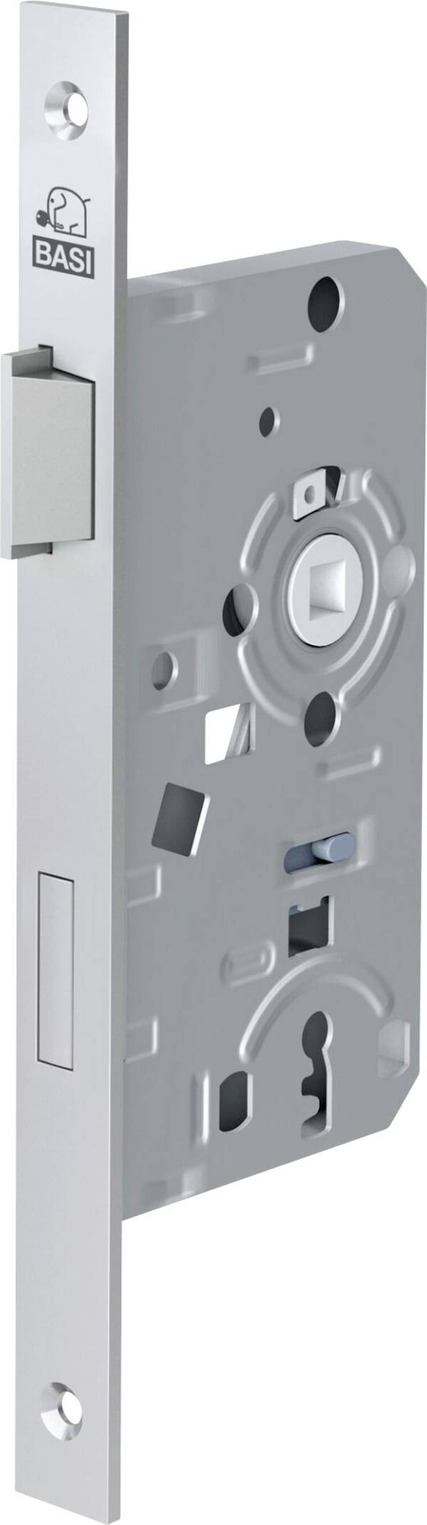 Basi 9210-5512 Serratura da infilare per porta della camera Argento