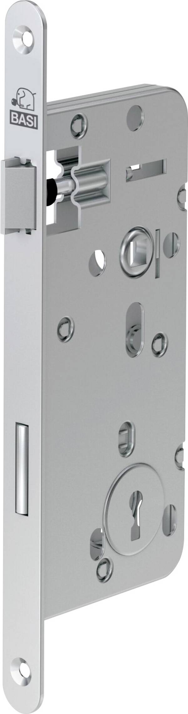 Basi Ö9210-0001 Serratura da infilare per porta della camera Argento