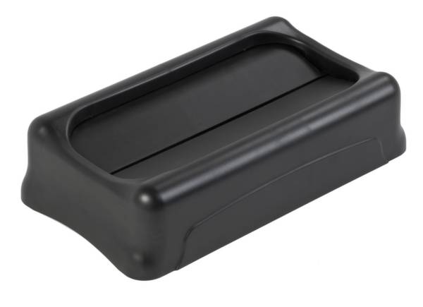 Custodia in plastica nera, rettangolare, in posizione orizzontale; adatta per dispositivi elettronici.