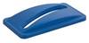Rubbermaid 0086876147636 Coperchio Polietilene (L x L x A) 520 x 290 x 70 mm Blu 1 pz.