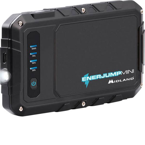 Jump Starter - Sistema di accensione rapido Midland Enerjump Mini Jump C1355 Corrente davviamento ausiliaria (12 V)=150 A - Jump Starter - Sistema di accensione rapido Midland Enerjump Mini Jump C1355 Corrente davviamento ausiliaria (12 V)=150 A -