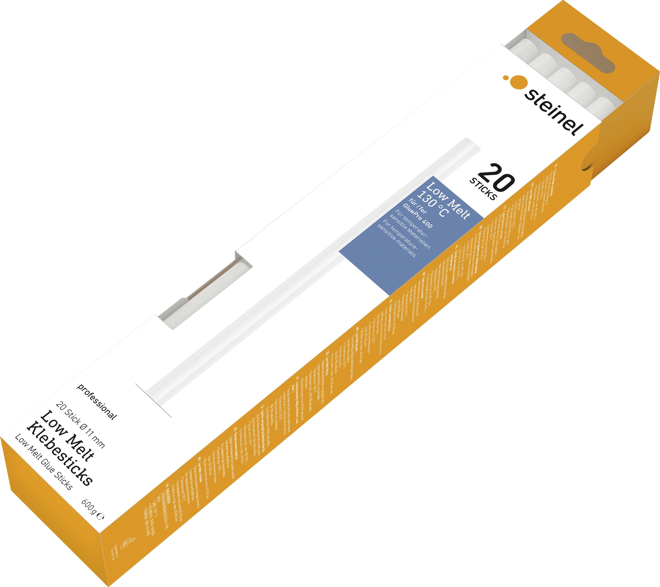 Steinel 110054640 Stick colla a caldo 11 mm 300 mm Trasparente 0.6 kg 20 pz.