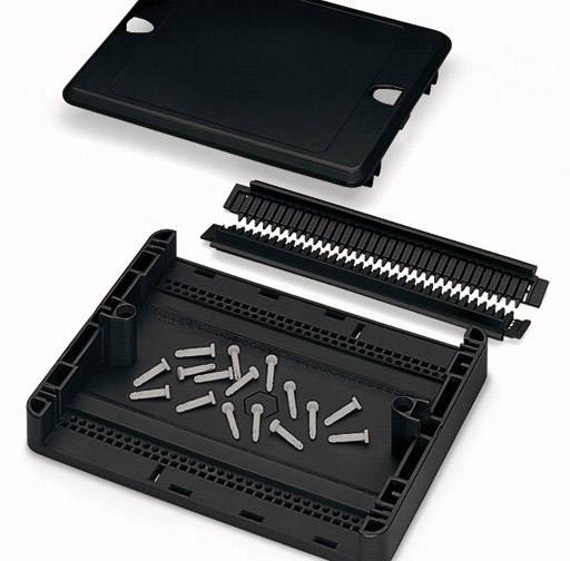 WAGO 899-631 Scatola di distribuzione 899 Custodia vuota Tot poli: 3 Nero 1 pz. Pezzo