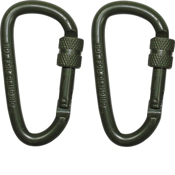 Tende e accessori - Moschettone MFH D6x60O 27535B 2 pz. - Tende e accessori - Moschettone MFH D6x60O 27535B 2 pz. -