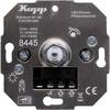 Kopp 844500001 Dimmer da incasso Adatto per lampadina: Lampadina ad incandescenza, Lampadina alogena, Lampadina LED Grigio
