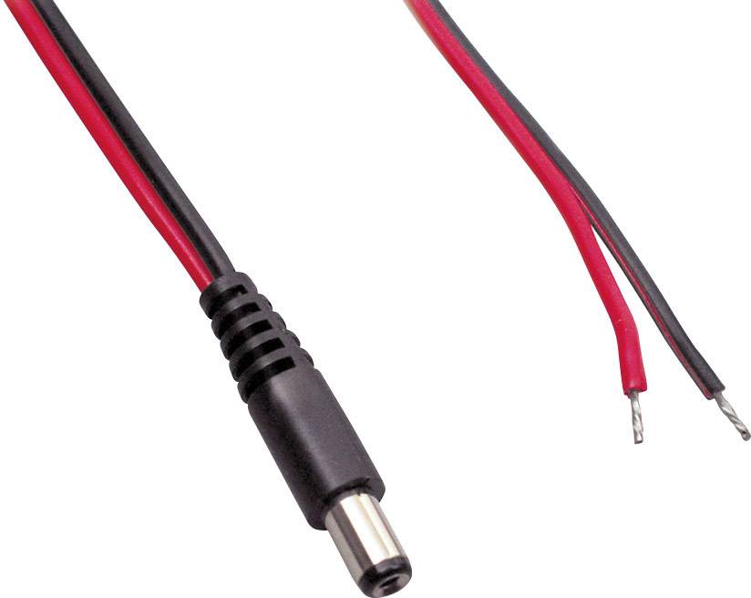 BKL Electronic 075146 Cavo per bassa tensione Spina a bassa tensione - Estremità aperta 5.50 mm 2.10 mm 5.00 m 1 pz.