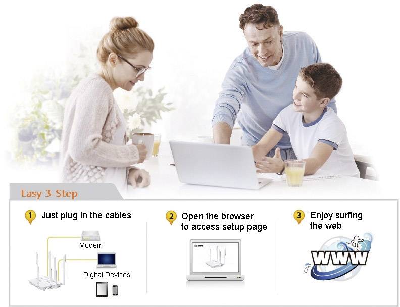 EDIMAX BR-6478AC V3 Router WLAN 2.4 GHz, 5 GHz 1200 MBit/s-5