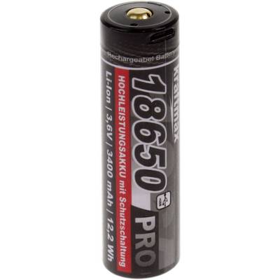 Acquista kraftmax Pro USB Batteria ricaricabile speciale 18650 Li-Ion 3.6 V  3400 mAh da Conrad