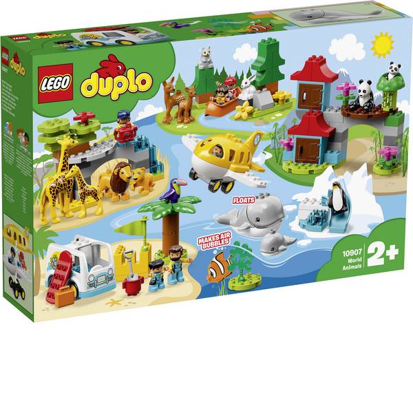 LEGOŽ DUPLO - LEGOŽ DUPLOŽ 10907 Animali del mondo - LEGOŽ DUPLO - LEGOŽ DUPLOŽ 10907 Animali del mondo -