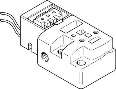 FESTO Piastra di collegamento 197190 MHP1-AS-2-M3-PI -0.9 fino a 2 bar Filetto esterno M3 1 pz.