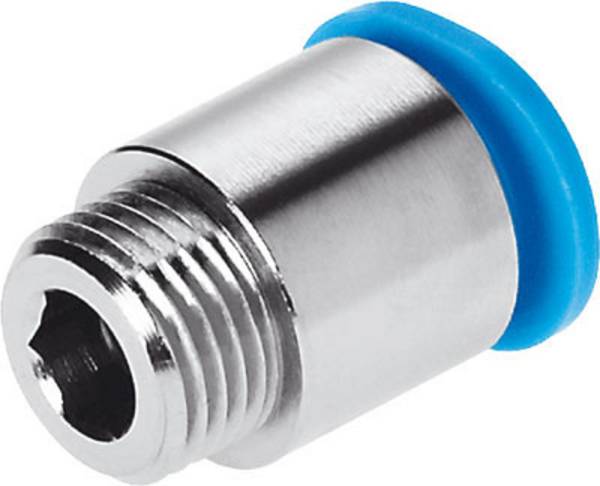 FESTO Raccordo filettato a innesto 154434 QSMP-M8X1.25-6  Filetto esterno: M8 x 1.25     1 pz.