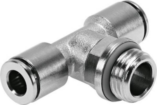 FESTO Raccordo filettato a innesto 578400 NPQH-T-G38-Q10-P10  Filetto esterno: G3/8"     1 pz.