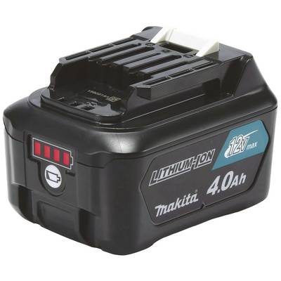 Batteria agli ioni di litio Makita da 12V e 4,0 Ah, adatta per utensili elettrici.