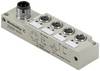 Weidmüller SAI-4-S-3P-M8L-M12-LOG 2512390000 Scatola sensore attuatore passiva Distributore M12 con filettatura in metallo 1 pz. Pezzo