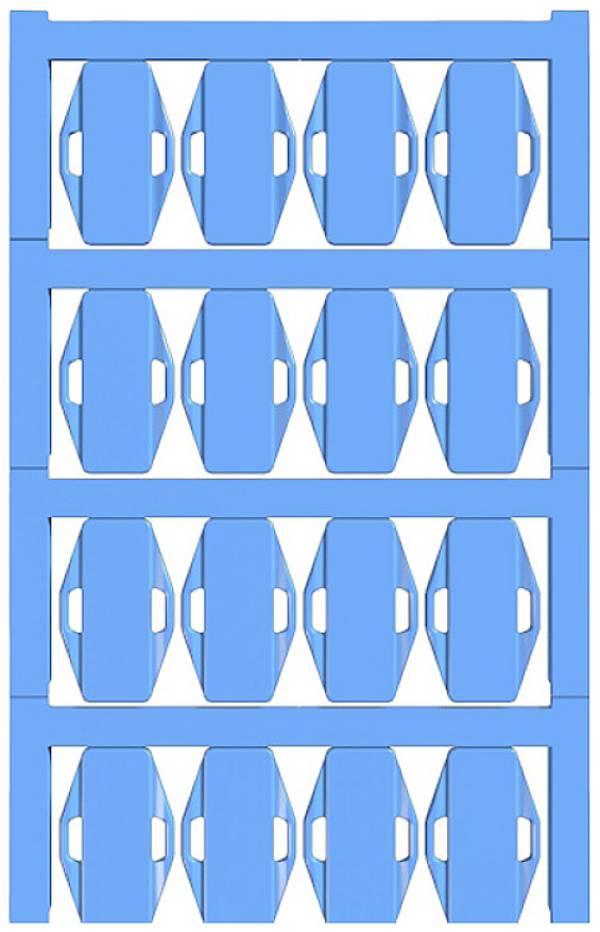 Weidmüller 2602720000 SFX-DT 9/24 MC NE BL Sistema per marcatura cavi Superficie stampabile: 9 x 23.9 mm Blu Numero di marcatori: 160 160 pz.