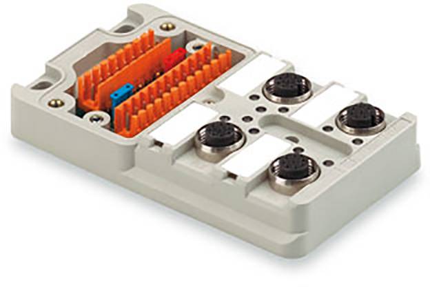 Weidmüller SAI-4-M 5P M12 OL UT 1800001000 Scatola sensore attuatore passiva Distributore M12 con filettatura in metallo 2 pz. Pezzo