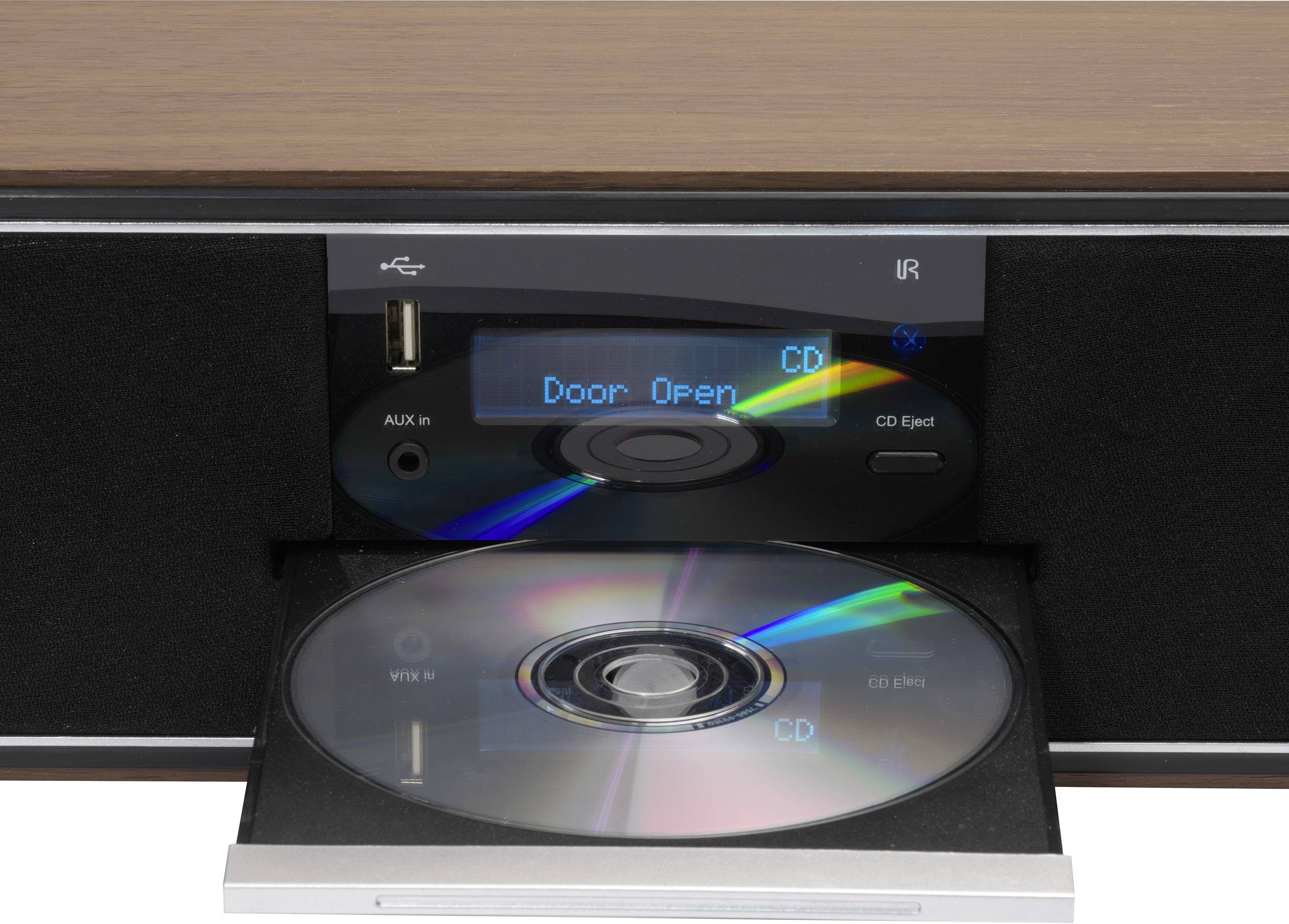 Denver MDA250 Radio CD DAB+, FM AUX, Bluetooth, CD, USB Legno Conrad.it