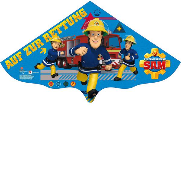 Aquiloni - Aquilone statico Monofilo Günther Flugspiele Vigile del fuoco Sam Larghezza estensione 1150 mm Intensità forza del vento - Aquiloni - Aquilone statico Monofilo Günther Flugspiele Vigile del fuoco Sam Larghezza estensione 1150 mm Intensità forza del vento -