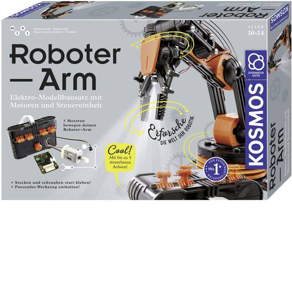 Robot in kit di montaggio - Kosmos Braccio robotico in kit da montare 620028 - Robot in kit di montaggio - Kosmos Braccio robotico in kit da montare 620028 -