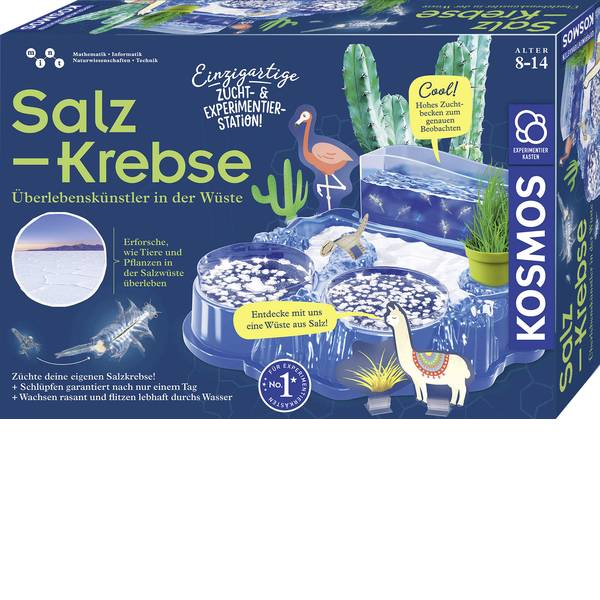 Kit esperimenti e pacchetti di apprendimento - Kosmos 633264 Salzkrebse Kit per esperimenti da 8 anni - Kit esperimenti e pacchetti di apprendimento - Kosmos 633264 Salzkrebse Kit per esperimenti da 8 anni -