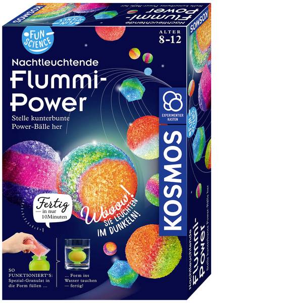 Kit esperimenti e pacchetti di apprendimento - Kosmos 654108 FunScience Nachtleuchtende Flummi-Power Kit esperimenti da 8 anni - Kit esperimenti e pacchetti di apprendimento - Kosmos 654108 FunScience Nachtleuchtende Flummi-Power Kit esperimenti da 8 anni -