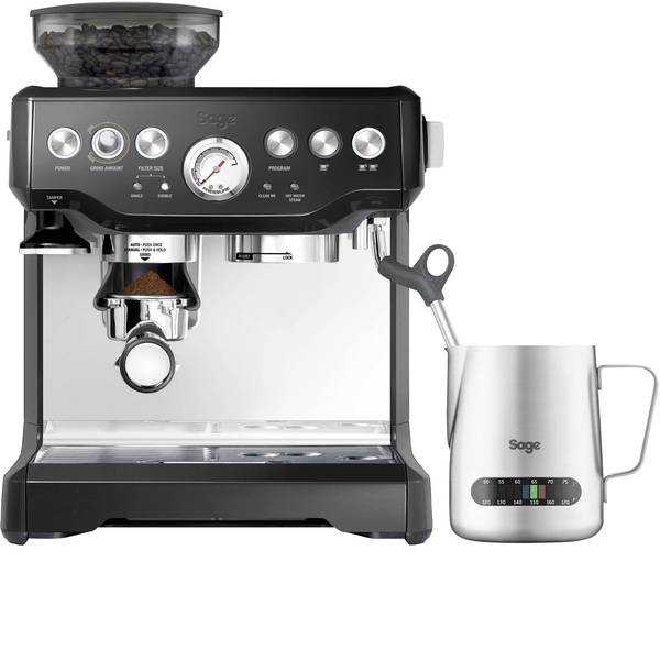 Macchine per caffè espresso - Macchina caffè a filtri Sage The Barista Express Acciaio, Nero 2400 W Con macina caffè, Con ugello schiumalatte - Macchine per caffè espresso - Macchina caffè a filtri Sage The Barista Express Acciaio, Nero 2400 W Con macina caffè, Con ugello schiumalatte -