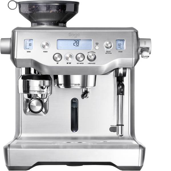 Macchine per caffè espresso - Macchina caffè a filtri Sage The Oracle Argento 2400 W Display, Con macina caffè, Con ugello schiumalatte - Macchine per caffè espresso - Macchina caffè a filtri Sage The Oracle Argento 2400 W Display, Con macina caffè, Con ugello schiumalatte -