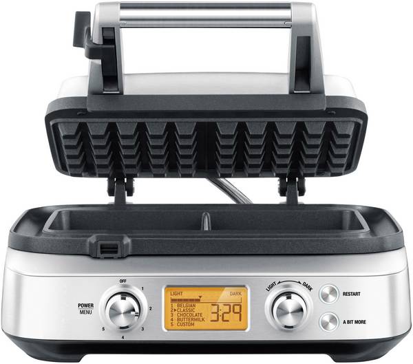 Sage The Smart Waffle Macchina per cialde con display acciaio inox