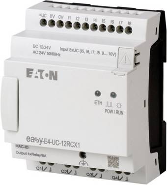 Eaton 197212 EASY-E4-UC-12RCX1 Modulo di controllo PLC 24 V DC/AC