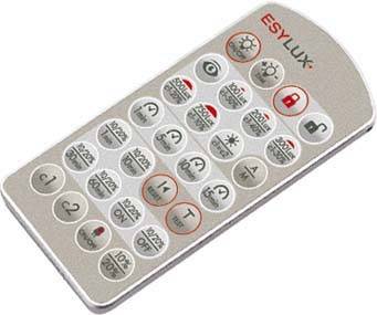 ESYLUX EP10425899 parete Telecomando per rilevatore di movimento Argento