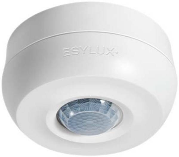 ESYLUX EB10430466 Da parete Rilevatore di movimento a soffitto 360 ° Relè Bianco IP40