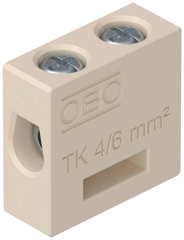 OBO Bettermann 7205702 TK 06 morsetto in ceramica flessibile: -  rigido: 6-6 mm² Numero Poli (num): 1 5 pz.