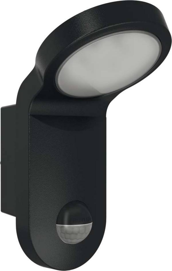 ESYLUX AOL 100 LED 5K sw EL10750014 Lampada da muro con rilevatore di movimento LED a montaggio fisso  14 W LED (monocolore) Nero