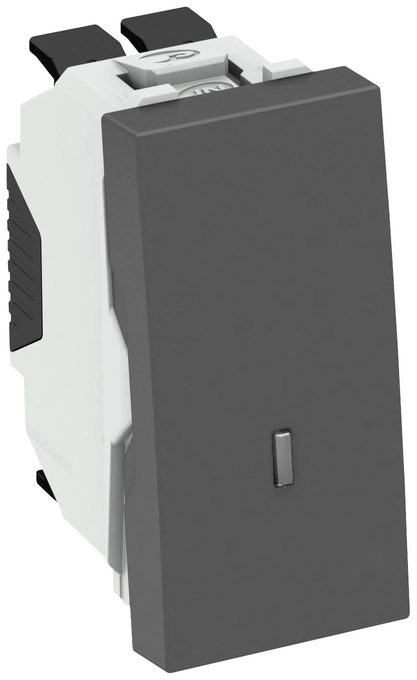 OBO Bettermann 6120928 Canale da incasso apparecchi Interruttore di corrente (L x A x P) 22 x 45 x 36 mm 1 pz. Grigio
