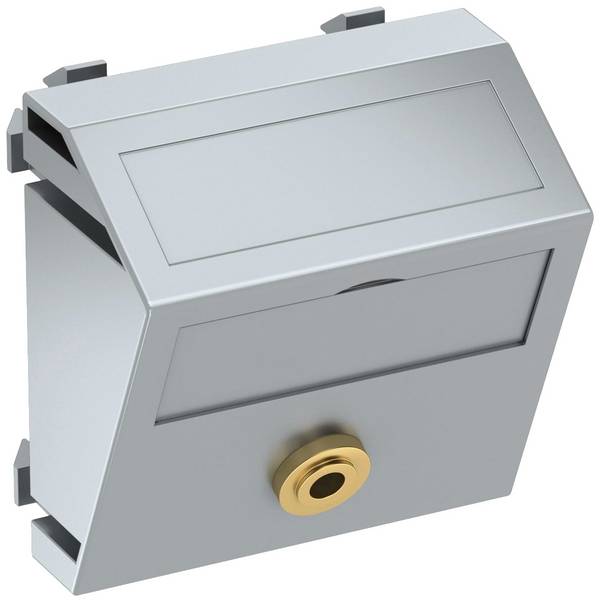 OBO Bettermann 6104964 Coperchio Supporto per modulo multimediale (L x A x P) 45 x 45 x 26 mm 1 pz. Alluminio