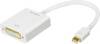 Logilink Mini DisplayPort 1.2 to DVI Adapter (Active Type) - Videokonverter - DisplayPort - weiß (CV0037B)