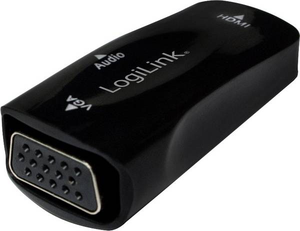 LogiLink CV0108 HDMI Adattatore [1x Presa HDMI - 1x Presa VGA] Nero  0.004 m
