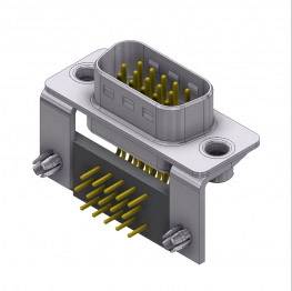Deltron Connectors HD-D 15 PYC2 M47H UN Spina SUB-D 90 ° Numero Poli (num): 15 A saldare, Pins 1 pz.