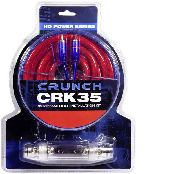 Kit di collegamenti HiFi per auto - Kit di collegamento amplificatore HiFi per auto 35 mm² Crunch CRK35 - Kit di collegamenti HiFi per auto - Kit di collegamento amplificatore HiFi per auto 35 mm² Crunch CRK35 -
